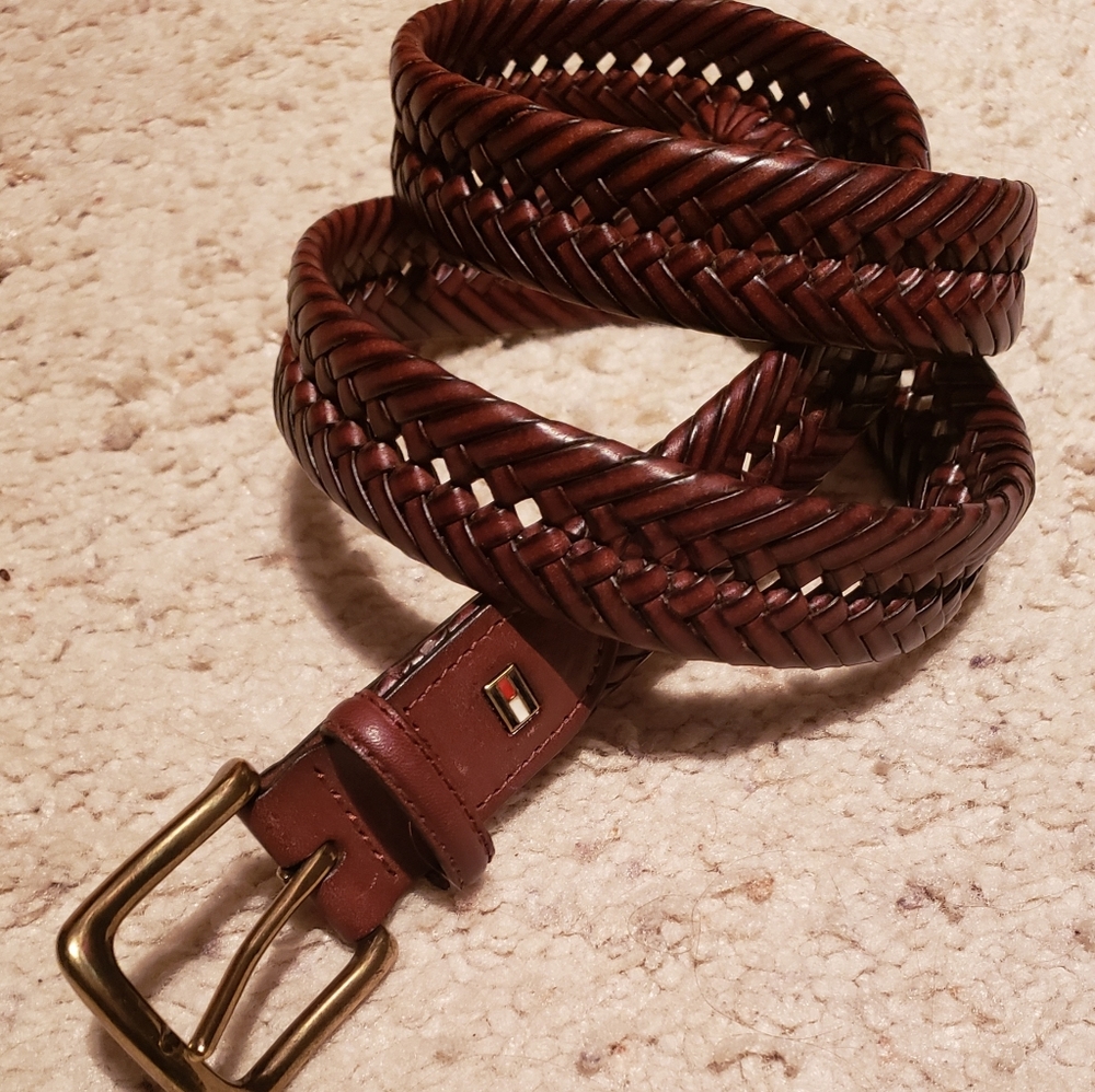 Vintage Tommy Hilfiger Woven Belt, Men's Size 38
